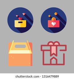 giving vector icon set