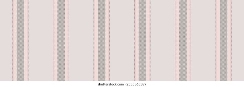 Gixed seamless vertical textile, oriental fabric pattern lines. Furface vector texture stripe background in white and light colors palette.