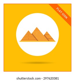 Giza pyramids icon