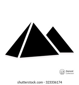 Giza pyramids icon