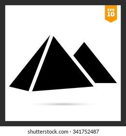 Giza pyramids icon