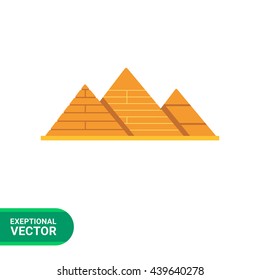 Giza pyramids icon