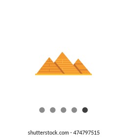 Giza pyramids icon