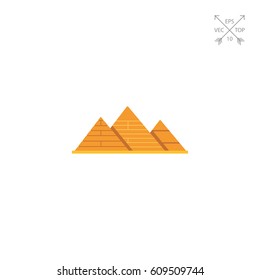 Giza pyramids icon
