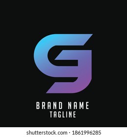 GJ initials logo, name initials logo, company initials logo, person initials logo