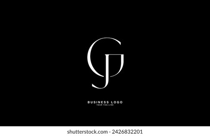 GJ, JG, G, J, Abstract Letters Logo monogram