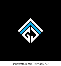 GJ letter logo creative design with vector graphic, GJ simple and modern logo.