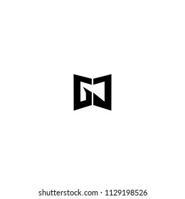 gj letter vector logo