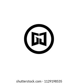 gj letter vector logo