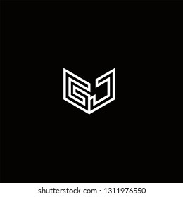 GJ Logo Letter initial Designs Templete