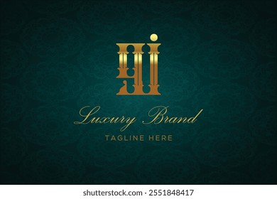 GJ LUXURY LETTER LOGO DESIGN. It is a luxury letter monogram logo, this logo is made by combining two letters