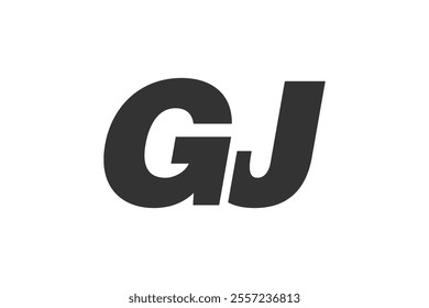 GJ Techno Editable Font Logo For Corporate Branding. Bold, Futuristic Design With Unique Typographic Ideas. Minimal Custom Type And Dynamic Letter Variations For Promotion, Printing, And Book Titles