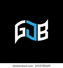 GJB logo design, GJB simple and modern logo. GJB luxurious alphabet design  
