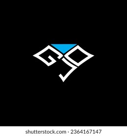 Diseño vectorial de la letra GJD, logotipo GJD simple y moderno. Diseño de alfabetos lujosos GJD  
