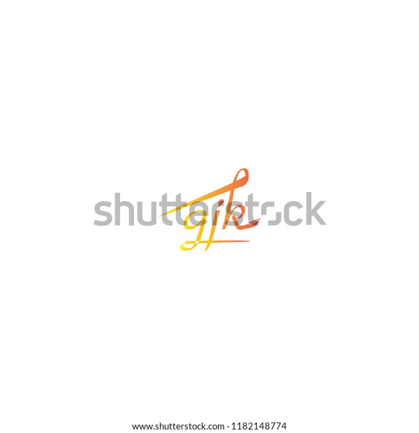 Gjk Logo Vector 스톡 벡터(로열티 프리) 1182148774