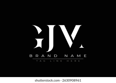 GJM abstract letter logo design. This logo is designed by three abstract letters.