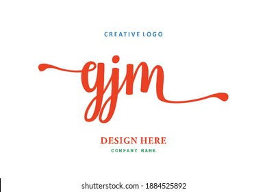 GJM lettering logo is simple, easy to understand and authoritativeettering logo is simple, easy to understand and authoritative