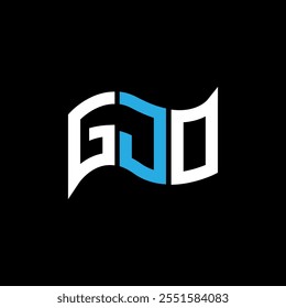 GJO logo design, GJO simple and modern logo. GJO luxurious alphabet design  

