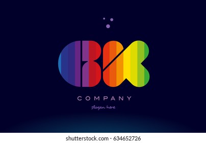 gk g k alphabet letter colorful creative colors text dots creative company logo vector icon design template