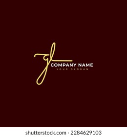 Gk Initial signature logo vector design