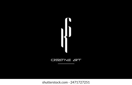 GK, KG, G, K abstract letters logo monogram