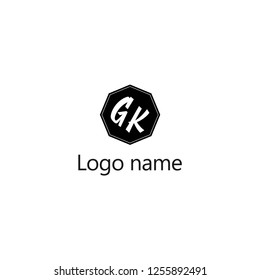 GK Letter Logo Design, Premium Vector Creative Modern identity design, vector