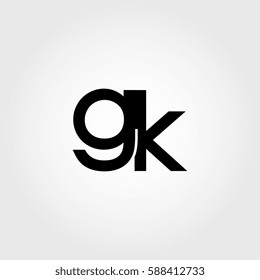 gk lowercase logo black interrelated