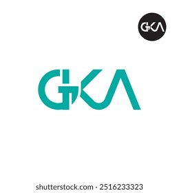 GKA Logo Letter Monogram Design