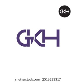 GKH Logo Letter Monogram Design
