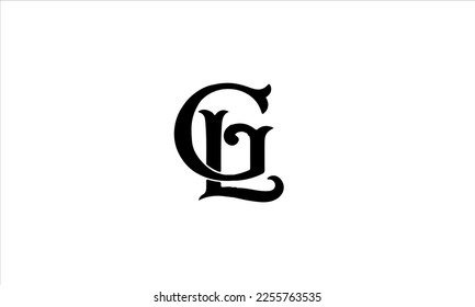 GL Abstract Letters Logo Monogram