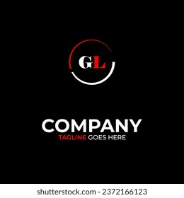 GL creative modern letters logo design template