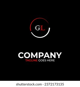 GL creative modern letters logo design template