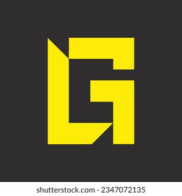 GL creative and modern vector logo design