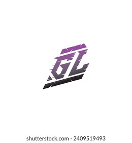 GL initial esport logo inspiration ideas for gaming team, youtube, twitch