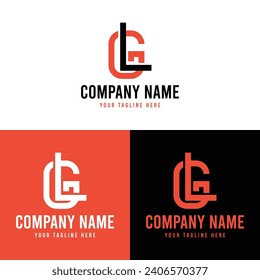 GL initial logo, GL letter logo, GL text based logo, GL logo