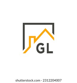 GL initials homes modern building company logo vector.eps