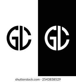 GL Iniciais design do logotipo Letra Inicial Logotipo Modelo do logotipo Creative Luxury