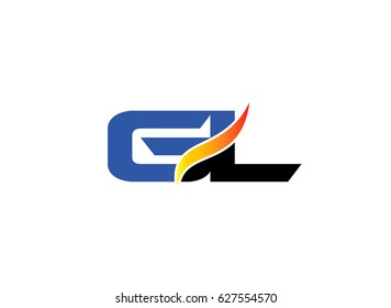 GL letter logo
