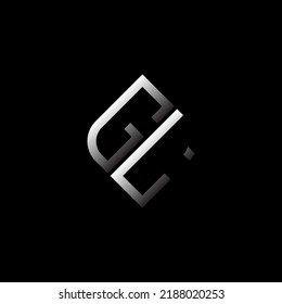 GL letter logo creative design with vector graphic