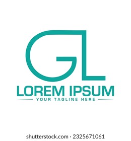 GL letter logo design creative logo