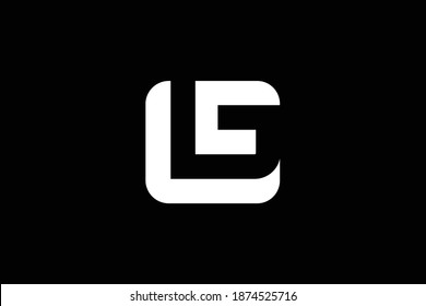 GL letter logo design on luxury background. LG monogram initials letter logo concept. GL icon design. LG elegant and Professional white color letter icon design on black background. 