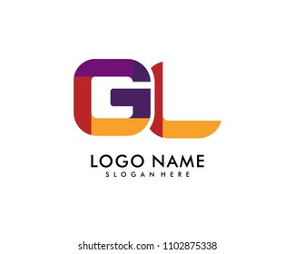 GL Letter Logo Template