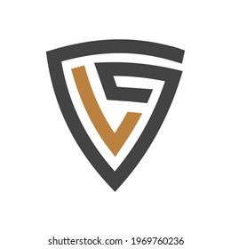 GL, LG, Abstract initial monogram letter alphabet logo design