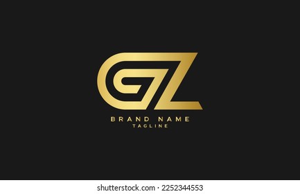 GL, LG, Abstract initial monogram letter alphabet logo design