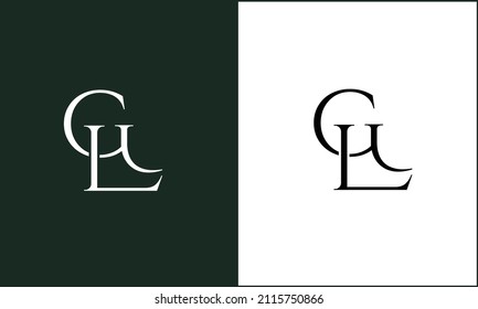 GL, LG Abstract Letters Logo Monogram