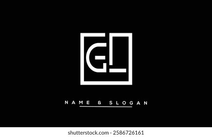 GL, LG Abstract Letters Logo Monogram