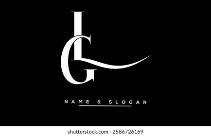 GL, LG Abstract Letters Logo Monogram