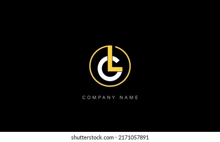 GL, LG Alphabet Letters Logo Monogram