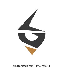 GL, LG, G AND L Abstract initial monogram letter alphabet logo design