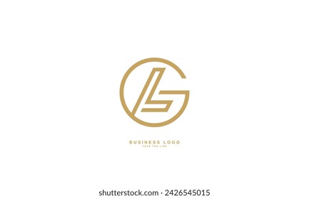 GL, LG, G, L, Abstract Letters Logo Monogram